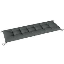 Lauko gulto pagalvė poliesterio 198x65cm tamsiai pilka
