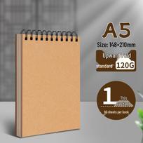 Yuanhao Thickened Spiral Art Sketchbook - Watercolor, Marker, and Quick Sketch Paper beige