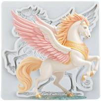 Horse Silicone Molds Flying Horse Unicorn Fondant Mold Cake Decorating Tools Cupcake Topper Chocolate Candy Craft Gum Paste Polymer Clay pilka spalva