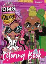 Spalvinimo knyga su lipdukais LOL OMG Queens 2 - Ideyka