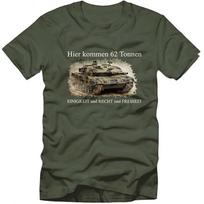 Bundeswehr German Army Leopard 2 Main Battle Tank TShirt 100 Cotton ONeck Summer Short Sleeve Casual Mens Tshirt Size S3XL S