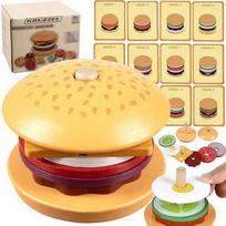 Medinis surenkamas mėsainis, burger