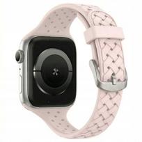 „BestAccessories" silikoninis dirželis laikrodžiui A. Watch 4 5 6 7 8 9 10 11 SE 44 mm 45 mm 46 mm ULTRA 1 2 3 49 mm, rožinis