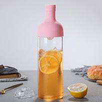 High borosilicate glass cold brew pot coffee cold brew bottle cold kettle household cold brew cup fruit teapot cold kettle 350ML žalia