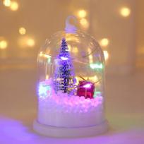 Creative Christmas Desktop Ornament Night Light for Kids beige