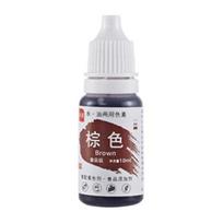 10 ml Maistiniai dažai Atsparūs blukimui Lengvai maišomi Natūralūs ingredientai Fondantas Glazūra Tortas Maistiniai dažai Kepimo reikmenys ruda