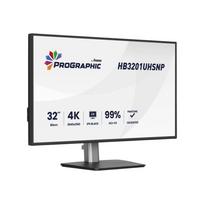 IIYAMA HB3201UHSNP-B1 32inch IPS BLACK 2.0 panel 3840x2160 UHD DCI-P3 99per Pantone Certified Delta E 2 USB-C Dock LAN/96W PD/DP-OUT