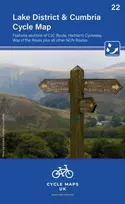 KNYGA Cycle Maps UK Lake District & Cumbria Cycle Map 22