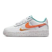 Nike Air Force 1 LV8 GS Leap High Kids Sneakers White Washed-Teal Safety-Orange FD4626-181 37.5