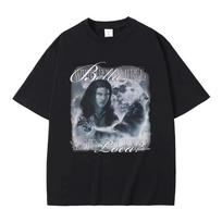 Movie Twilight Jacob Black Patterned Men's and Women's Fashion Casual Cotton Retro Men's Women's T-Shirt S