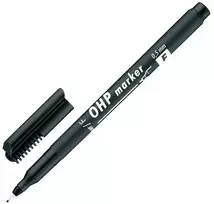 Nuolatinis markeris ICO, skirtas OHP skaidrių plėvelei OHP F, 0,5 mm, juodas