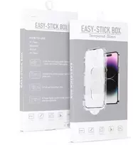 Toptel Grūdinto stiklo „Full Glue“ lengvai prilimpanti dėžutė, skirta „iPhone 17 AIR“ (juodai)