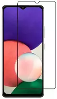 Goodbuy OG tempered glass full coveraged with frame for phone Samsung Galaxy A22 4G | M22 | A32 4G juodas