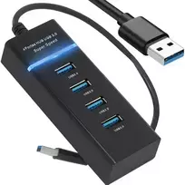 „Fusion Goodbuy Hub“ USB 3.0 prievadų skirstytuvas, 4 prievadų skirstytuvo adapteris