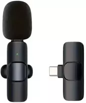Goodbuy F1 belaidis mikrofonas su lightning jungtimi, juodas