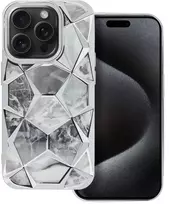 Dėklas Fusion Accessories Fusion Twinki silicone case for Apple iPhone 16 Pro sidabrinis