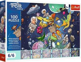 Trefl Dėlionė 100 UFT Įeikite į kosmosą 16546