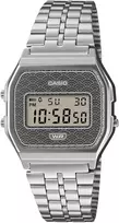 Laikrodis Casio Collection Vintage CASIO VINTAGE ICONIC - TRADITIONAL SEIGAIHA PATTERN Limited Edition - Pilkas A159WEVJ-7ER