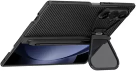 Nillkin CamShield Prop Magnetic Pen Slot (skaidrus Lens) dėklas skirtas Samsung Galaxy Z Fold 8 Ultra juodos spalvos
