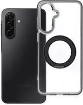 Oem Dėklas na Samsung A17 / A18 Frame Circle Stand zgodne su MagSafe juoda