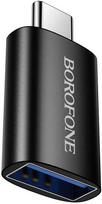 Borofone Adapteris BV26C – Type C to USB – juodos spalvos