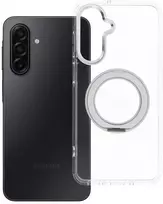 Oem Dėklas na Samsung A17 / A18 Frame Circle Stand zgodne su MagSafe transparentne