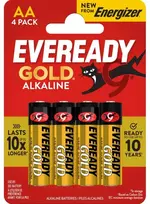 Elementai Energizer Eveready Gold AA (LR6) 1,5V, šarminiai, 4 vnt