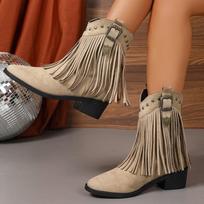 Vintažiniai kutų dekoruoti moteriški ankle boots, pavasario/rudens, smailus priekis, kvadratinis kulnas, moteriški madingi slip-on didelio dydžio bootie, moteriški 35