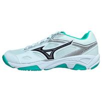 Mizuno Sky Blaster Comfortable Versatile Shock Absorbing Non-Slip Low-Top Badminton Shoes Unisex sneaker White Blue 71GA234602 44.5