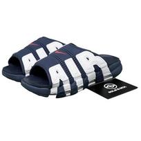 Nike Air More Uptempo Šlepetės Mėlynos Baltos FQ8699-400 Azijietiškas Vyriškas Dydis EU 40 mėlyna/vidurnaktis