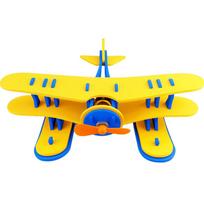 3D Puzzle Airplane Flying Glider Water Toys Model Gift For Kids Educational yellow