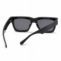 Stilingi Unisex akiniai nuo saulės su Uv400 filtru, juodi + dėklas