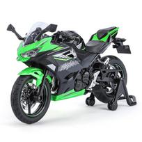 1/12 KAWASAKI Ninja 400 Toy Motorcycle Miniature Diecast Metal Model 1:12 Super Sport Sound & Light Collection Gift for Boy Kid juoda