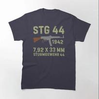 WWII German STG 44 Assault Rifle T-Shirt 100% Cotton O-Neck Summer Short Sleeve Casual Mens T-shirt Size S-3XL S