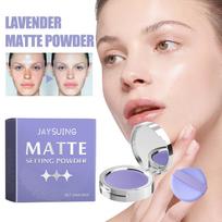 Lavende Oil Control Powder, Paired With A Puff, Provides Silky And Long-Lasting Oil Control, Creating Smooth Skin violetinė