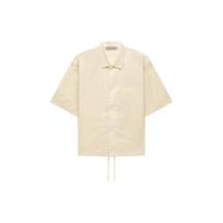 Fear of God Essentials FW22 Short Sleeve Nylon Shirt Unisex Tops Eggshell-White FOG-FW22-058 L white