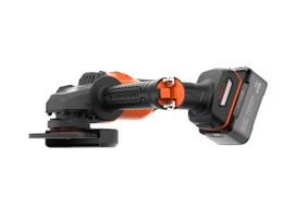 Akumuliatorinis kampinis šlifuoklis Black & Decker BCG6L8D2S-QW; 18 V; 115 mm; 2x2,0 Ah akum.