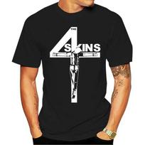 The 4 Skins Oi T Shirt Uk Punk Streetpunk 4Skins Male Teeshirt Summer Top Man Brand Tee Shirt Fashion Streetwear Casual Clothing S