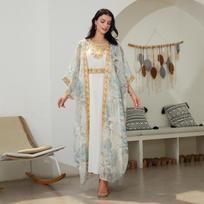 Dubai Muslim Women's Long Abaya - European & American Style XXL
