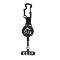 Mobile Phone Buckle Retractable Holder with 60cm Cord for Quick Access Stainless Steel Anti-Theft Security Belt Clip Phone Accessory
