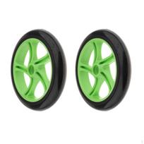 1 Pair 180 Wheels Spare Tires Roller pro Outdoor Cycling Equipment 330lbs Black Green