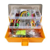 Comprehensive 547 Part Fisherman Set Including 4 Section Storage Case And Realistic 3D Lures For Lake Angling