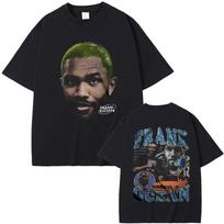 Raperis Frank Channel Orange Grafinis Spaudinys Marškinėliai Jūros Spalvos Per dydžio Marškinėliai Šviesūs Hip Hop Vintage Marškinėliai Vyriška Mada Streetwear S