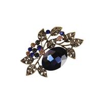 Retro Olive Leaf Brooch with A Sense of High-end, Light Luxury and Niche Design, Brooch for Women black
