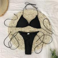 Bathing Suit Women Micro Bikini Sexy Swimsuit Female Swimwear Solid Mini Bikini Set Brazilian Biquini Swimming Suits Beachwear M juoda
