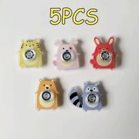 5/15/30pcs Cute Animal Fidget Spinners Durable Antistress Rotating Playthings for Children Buy Toys Christmas Present Party Favor gray