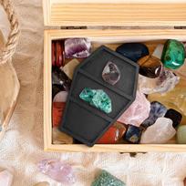Miniature Trinket Shelf Jewelry Display Stand Cabinet Case For Jewelry Rings Rock Mineral Specimens Storage Collection Home CHINA