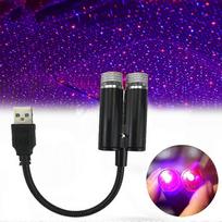 Vienos spalvos daugiaspalvės kūdikio kvapo automobilio žvaigždėto dangaus šviesa USB automobilio atmosferos šviesa stogo projekcijos šviesa