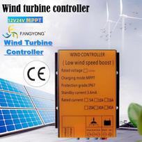 5000W 10A 20A 30A 40A 12V 24V Auto 48V MPPT Wind Charge Controller For Wind Turbine Generator Water Proof IP68 For Home Use 10A orange
