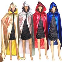 Halloween Wizard & Witch Vampire Grim Reaper Cape: Adult Floor-Length Costume Child Black M: 80cm